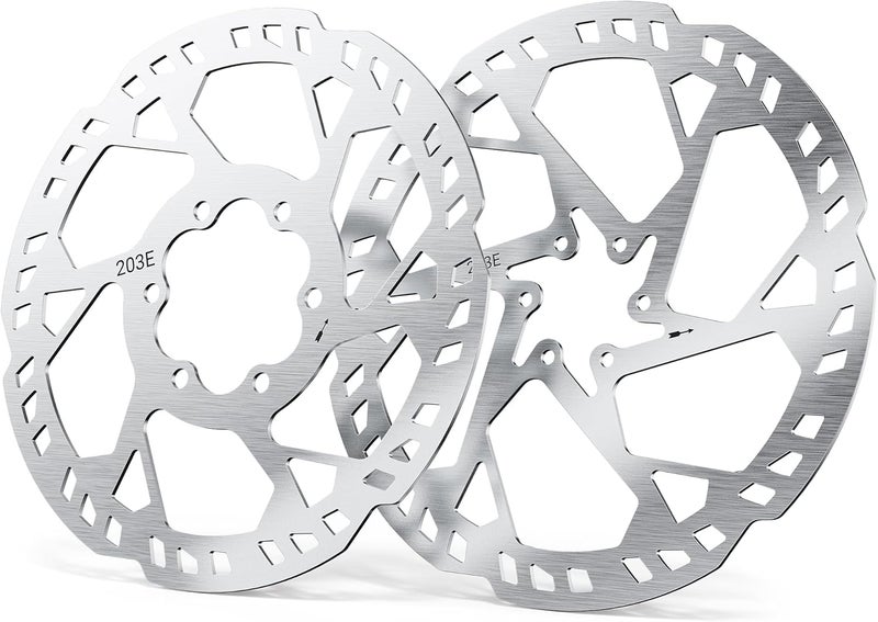 DriveXpwr Heavy-Duty 203 mm Thickened Stainless Steel Front & Rear Brake Disc Rotor for Talaria Road Legal TL45, Sting Offroad TL3000 - Enhanced Cooling & Durability - Image 1